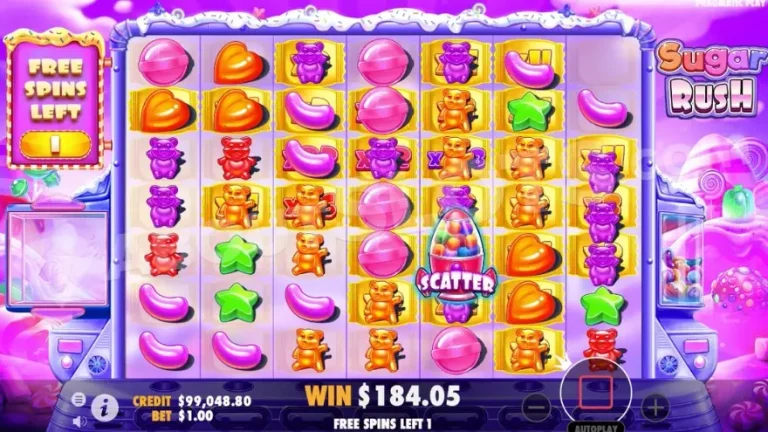 Bonus Gampang Freespin di Sugar Rush OLE777 Bikin Happy