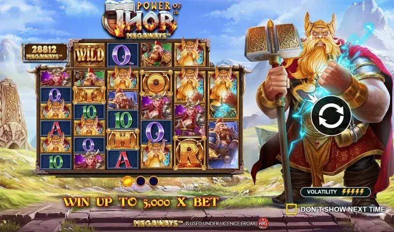 Petir Hadiah Melimpah Menanti di Power of Thor Megaways