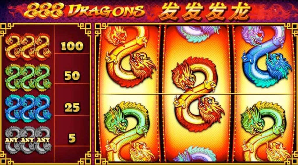 Naga Keberuntungan dan Kilau Emas Tiap Putaran 888 Dragons